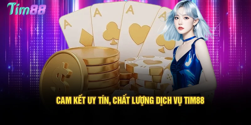Cam kết uy tín, chất lượng dịch vụ Tim88