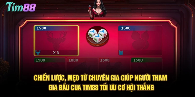 Chiến lược, mẹo từ chuyên gia giúp hội viên Bầu Cua Tim88 tối ưu cơ hội thắng