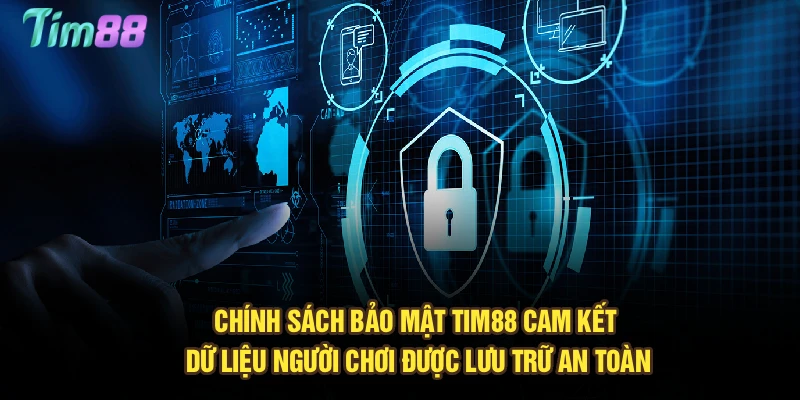 Chính sách bảo mật Tim88 cam kết dữ liệu người chơi được lưu trữ an toàn