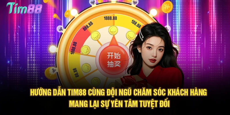 Hướng dẫn Tim88 cùng đội ngũ chăm sóc khách hàng mang lại sự yên tâm tuyệt đối