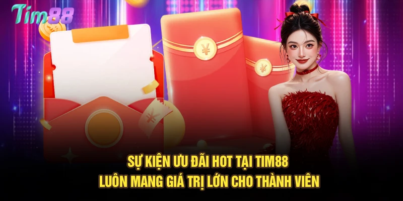 Sự kiện ưu đãi hot tại Tim88 luôn mang giá trị lớn cho thành viên