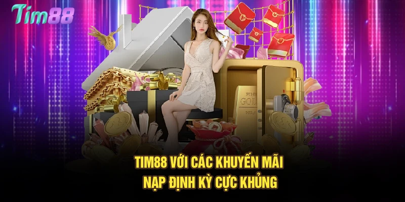 Tim88 với các khuyến mãi nạp định kỳ cực khủng