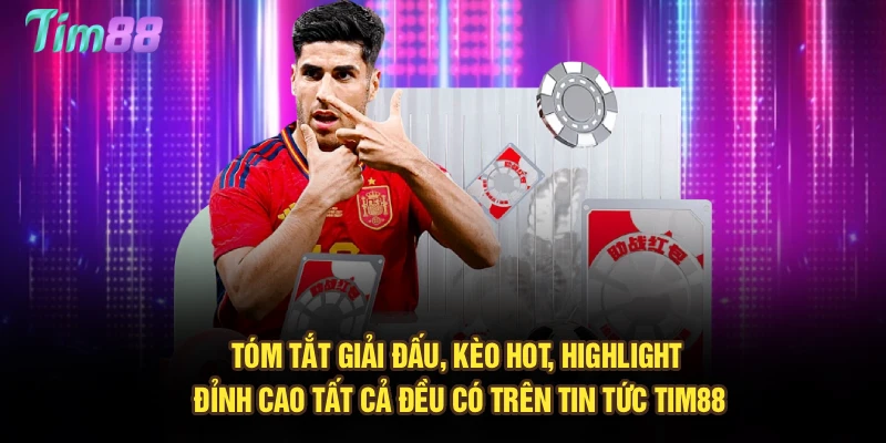 Tóm tắt giải đấu, kèo hot, highlight đỉnh cao — tất cả đều có trên tin tức Tim88
