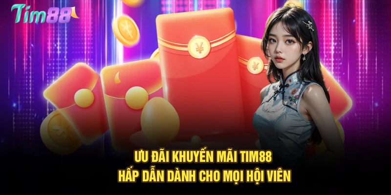 Ưu đãi khuyến mãi Tim88 hấp dẫn dành cho mọi hội viên